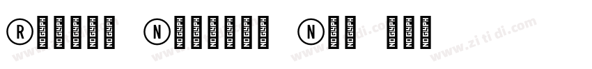 Racing Numbers Nas字体转换